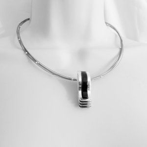 Sterling Silver Cherry Amber Necklace